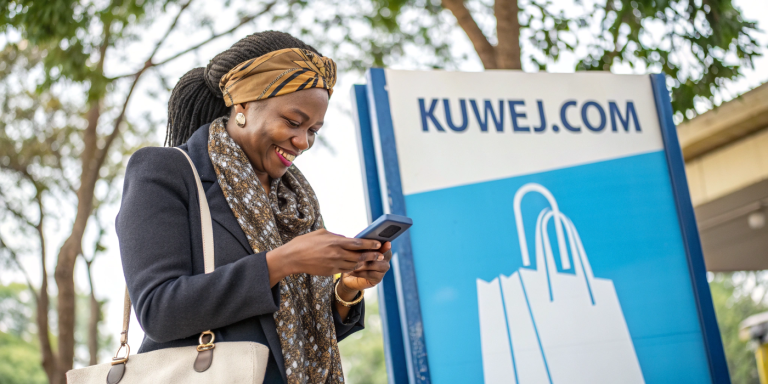 une-jeune-femme-noire-africaine--souriante-et-habi