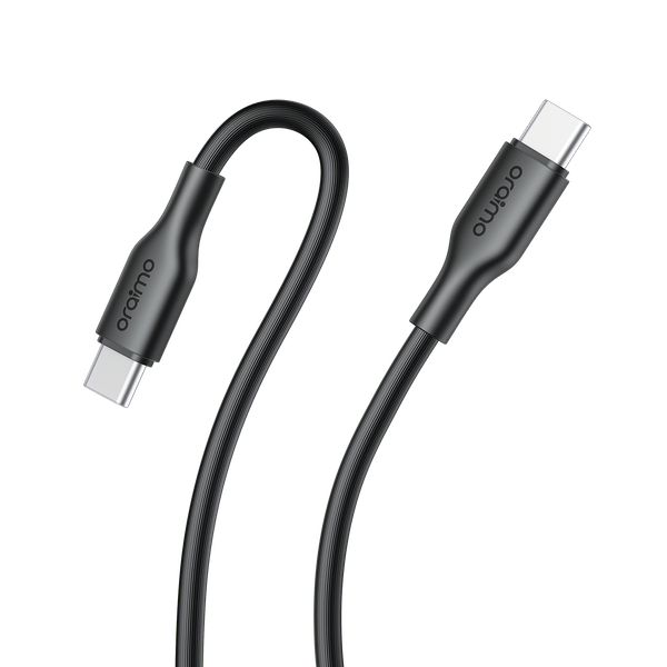 Oraimo RobustLine 100W High‑Speed Durable Type-c to Type-c Data Cable Oraimo RobustLine 100W High‑Speed Durable Type-c to Type-c Data Cable