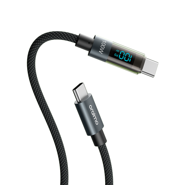 Oraimo DigiLine 100W Type-C to Type-C Data Cable Oraimo DigiLine 100W Type-C to Type-C Data Cable