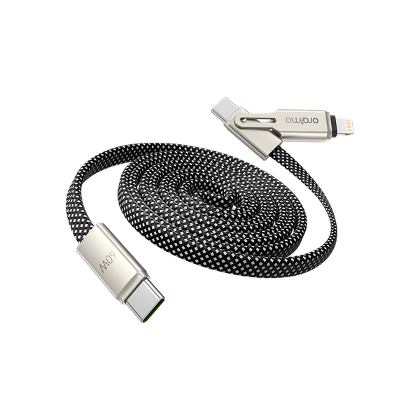 Oraimo SpeedLine 4 Magnetic 2-IN-1 60W Fast Charge Cable Oraimo SpeedLine 4 Magnetic 2-IN-1 60W Fast Charge Cable