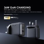 Oraimo PowerGaN 36 Pro 36W Wall Charger Kit