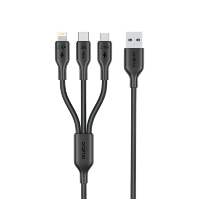 Oraimo Duraline 4 3A 1.2M 3 in 1 Cable