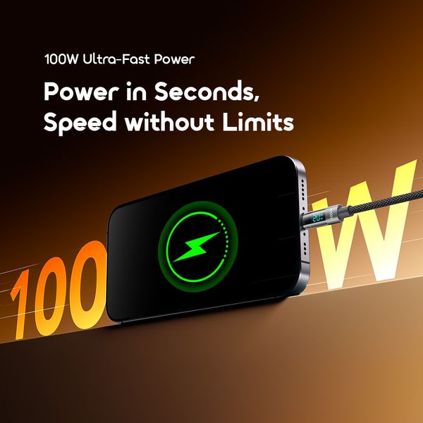 Oraimo DigiLine 100W Type-C to Type-C Data Cable Oraimo DigiLine 100W Type-C to Type-C Data Cable