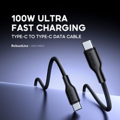 Oraimo RobustLine 100W High‑Speed Durable Type-c to Type-c Data Cable