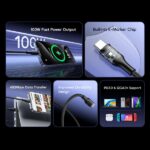 Oraimo RobustLine 100W High‑Speed Durable Type-c to Type-c Data Cable