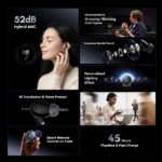 Oraimo SpaceBuds 2 52dB Hybrid ANC and AI Translation Wireless Earbuds