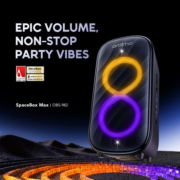 Oraimo SpaceBox Max 200W Auracast SpaceBox Max Oraimo SpaceBox Max 200W Auracast SpaceBox Max