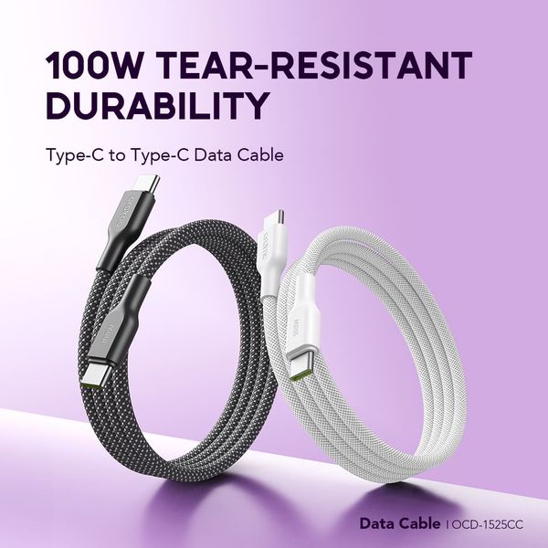 Oraimo BraidLine 100W Type-C Cable Oraimo BraidLine 100W Type-C Cable