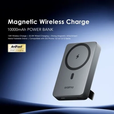 Oraimo MagPower 15 10000mAh Wireless Power Bank - Vue détaillée 1