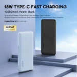 Oraimo PowerFlow B11 10000mAh 15W Power Bank - Vue détaillée 1