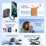 Oraimo PowerNova L11 10000mAh 22.5W Power Bank - Vue détaillée 2
