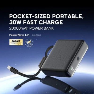 Oraimo PowerNova L21 20000mAh 30W Power Bank - Vue détaillée 1