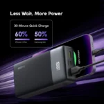 Oraimo PowerNova Q21 20000mAh 22.5W Power Bank - Vue détaillée 2