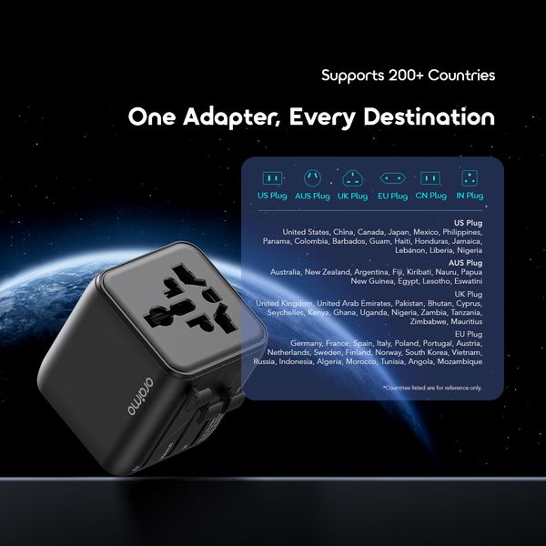 Oraimo PowerOmni 251 2500W Multi-Plug Travel Converter Oraimo PowerOmni 251 2500W Multi-Plug Travel Converter
