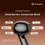 Oraimo SpaceBuds Air 2 50H Long Battery Life Earbuds with Smart Translation