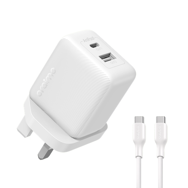 Oraimo PowerCube 201 UK Type Plug 20W Charger Kit Oraimo PowerCube 201 UK Type Plug 20W Charger Kit